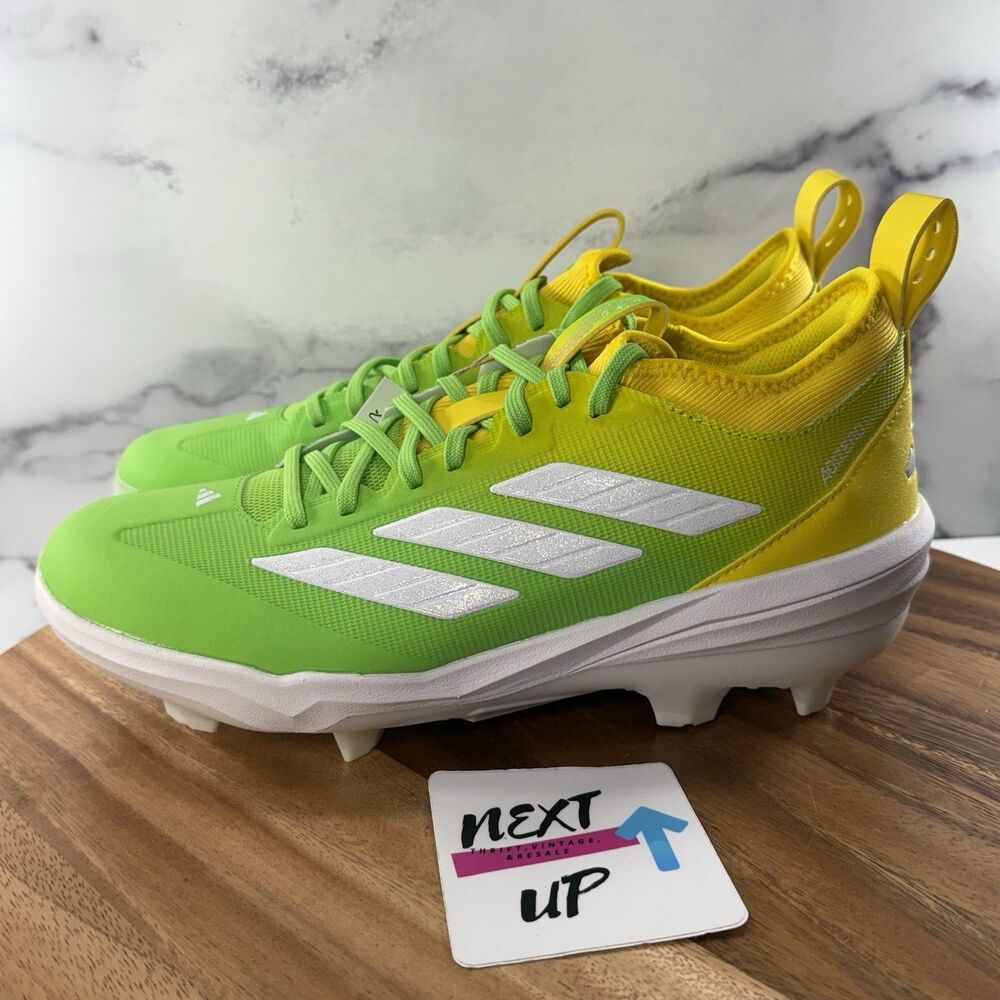 Mens size 12-Adidas Adizero Impact TPU Candy Baseball Cleats Lemon/Lime JR7827